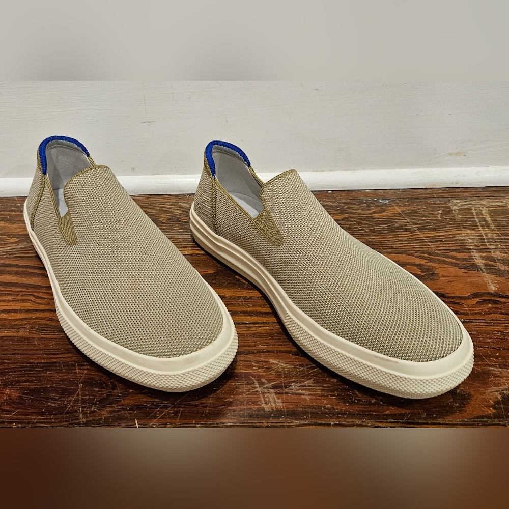 Rothy's Women's Slip-On Sneakers in Pale Olive Green